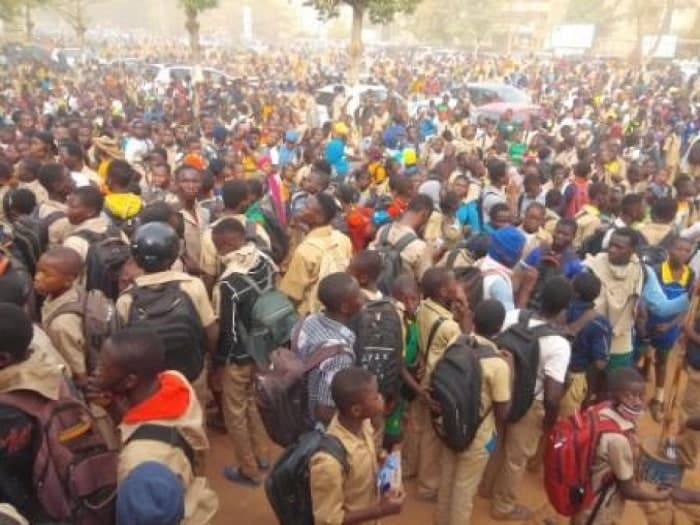 Manifestation des lycéens burkinabé