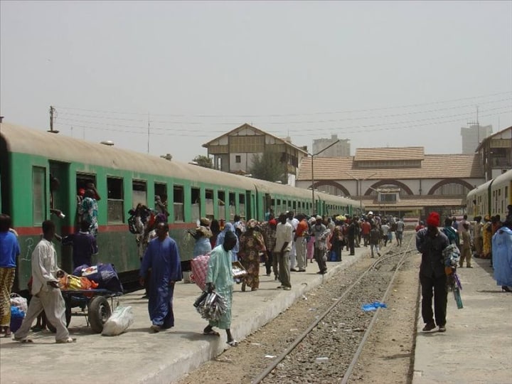 chemin de fer au Sénégal