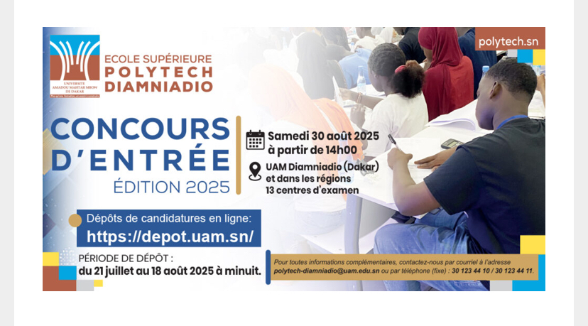 Concours UAM 2025 – Dépôts ouverts Concours UAM 2025 – Dépôts ouverts