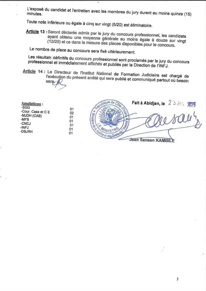 OUVERTURE DU CONCOURS PROFESSIONNEL DES COMMISSAIRES DE JUSTICE, Session 2025 OUVERTURE DU CONCOURS PROFESSIONNEL DES COMMISSAIRES DE JUSTICE, Session 2025