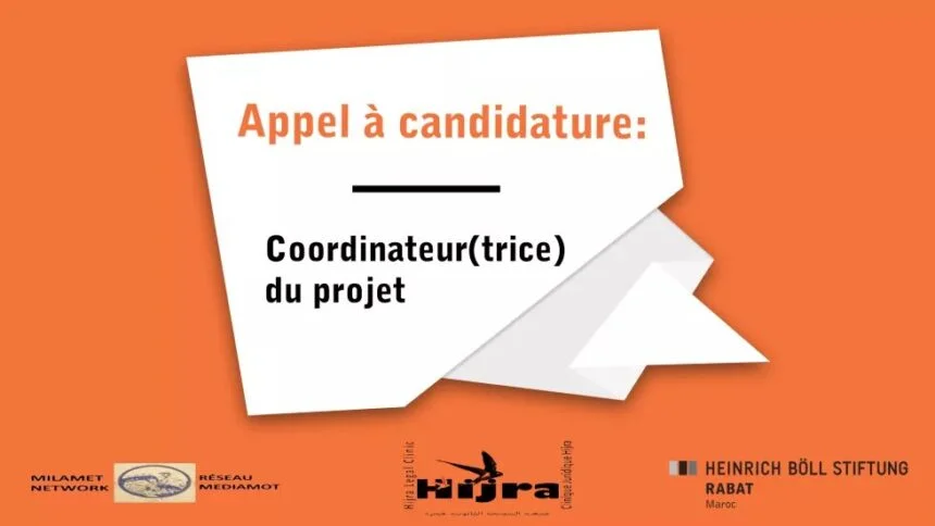 Appel à candidatures – COORDINATEUR(-TRICE) DE PROJET Appel à candidatures – COORDINATEUR(-TRICE) DE PROJET