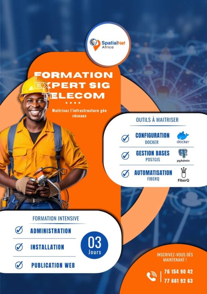 EXPERT SIG TELECOM : DEVENEZ ACTEUR DE L’INFRASTRUCTURE GEO-RESEAUX