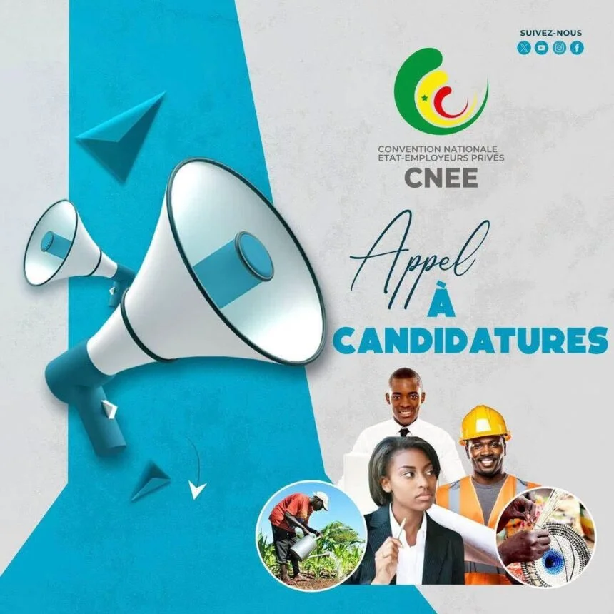 Convention Nationale Etat Employeurs (CNEE) « And Yombal Xëy » recrute plusieurs profils Convention Nationale Etat Employeurs (CNEE) « And Yombal Xëy » recrute plusieurs profils